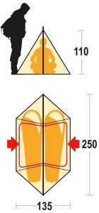 Палатка Ferrino MTB 2 Kelly Green