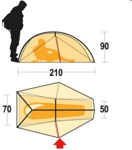 Палатка Ferrino Nemesi 1 (8000) Olive Green