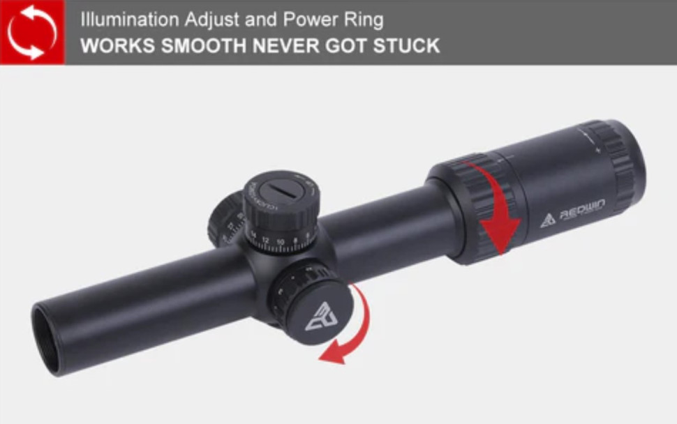 pricel.in.ua | Оптичний приціл Red Win Torero 1-6x24 FFP сітка MAT