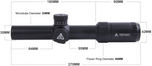 Оптичний приціл Red Win Torero 1-6x24 FFP сітка MAT-3 Оптичний приціл Red Win Torero 1-6x24 FFP сітка MAT-3