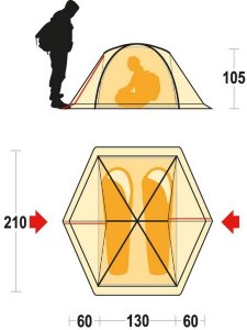 Намет Ferrino Phantom 2 Olive Green Намет Ferrino Phantom 2 Olive Green