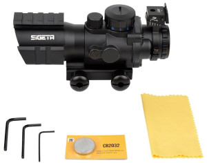 Призматичний приціл SIGETA Prismatic 4x32 Mildot Red/Green/Blue 65712