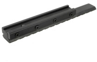 Удлиненная планка пикатинни переход с ласточкиного хвоста 11мм на 21мм длина 155мм