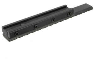 Удлиненная планка пикатинни переход с ласточкиного хвоста 11мм на 21мм длина 155мм